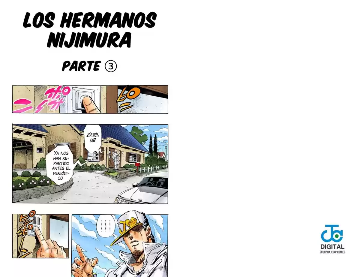 JoJo's Bizarre Adventure Parte 4: Diamond Is Unbreakable Capitulo 11: Los Hermanos Nijimura, Parte 3 página 1