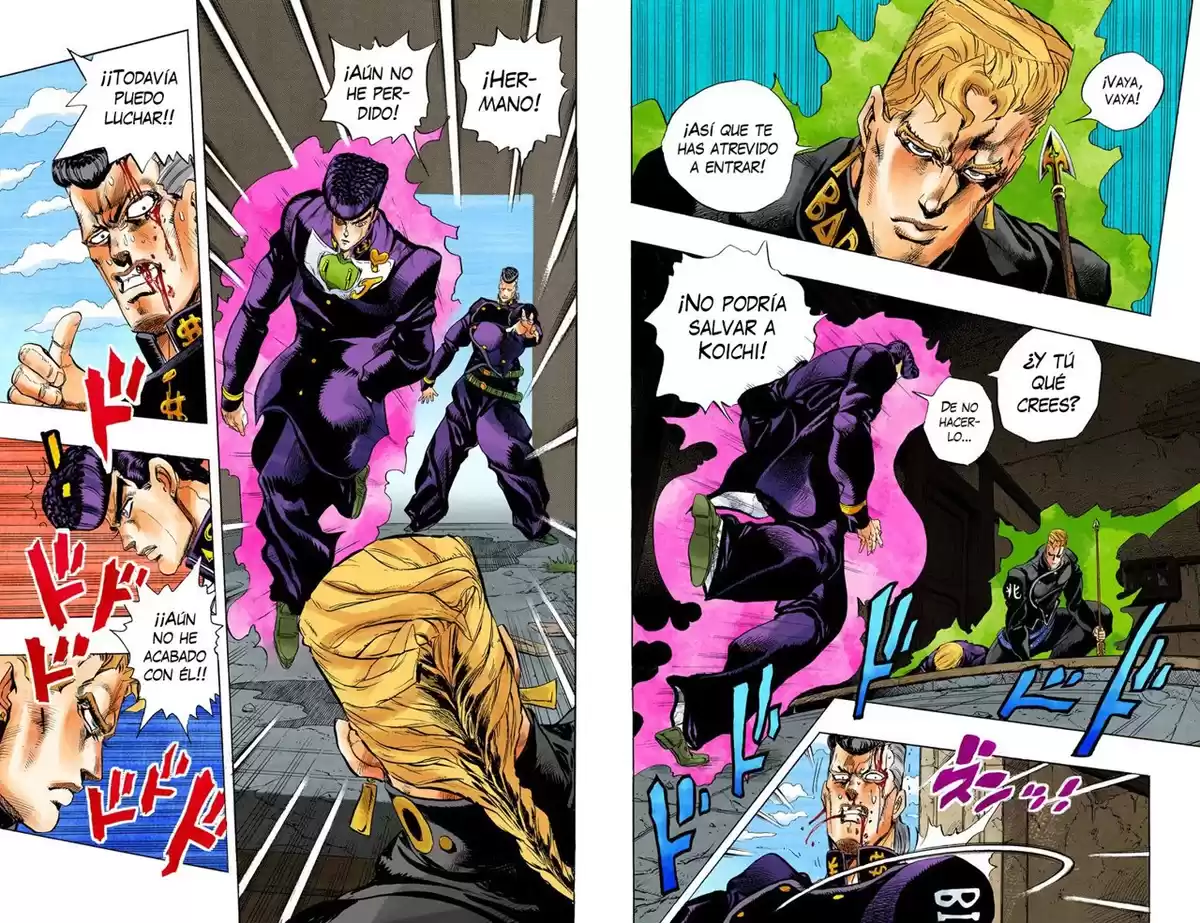 JoJo's Bizarre Adventure Parte 4: Diamond Is Unbreakable Capitulo 11: Los Hermanos Nijimura, Parte 3 página 8