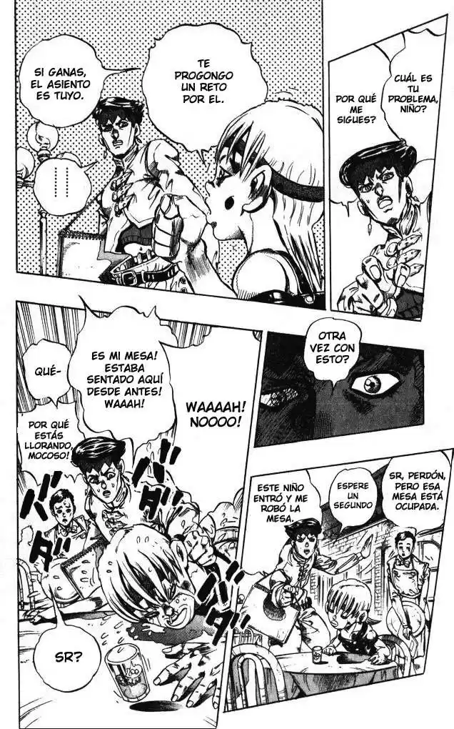 JoJo's Bizarre Adventure Parte 4: Diamond Is Unbreakable Capitulo 107: ¡Viene el Niño Piedra, Papel o Tijera!, Parte 2 página 13