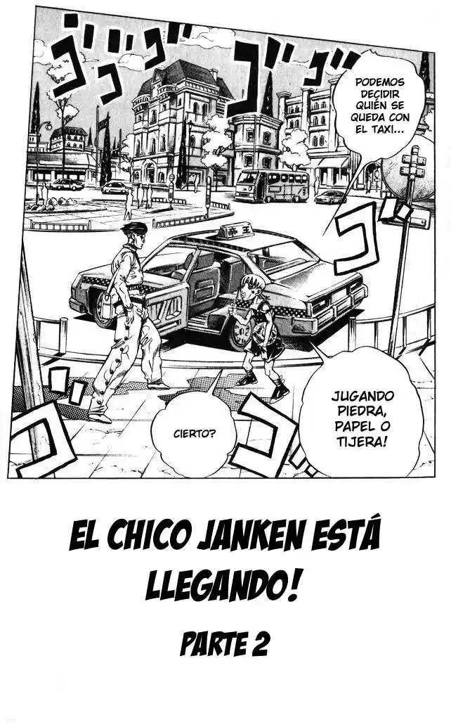 JoJo's Bizarre Adventure Parte 4: Diamond Is Unbreakable Capitulo 107: ¡Viene el Niño Piedra, Papel o Tijera!, Parte 2 página 2