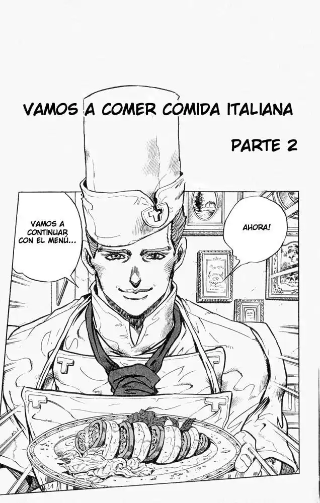 JoJo's Bizarre Adventure Parte 4: Diamond Is Unbreakable Capitulo 39: Vamos a Comer Comida Italiana, Parte 2 página 2