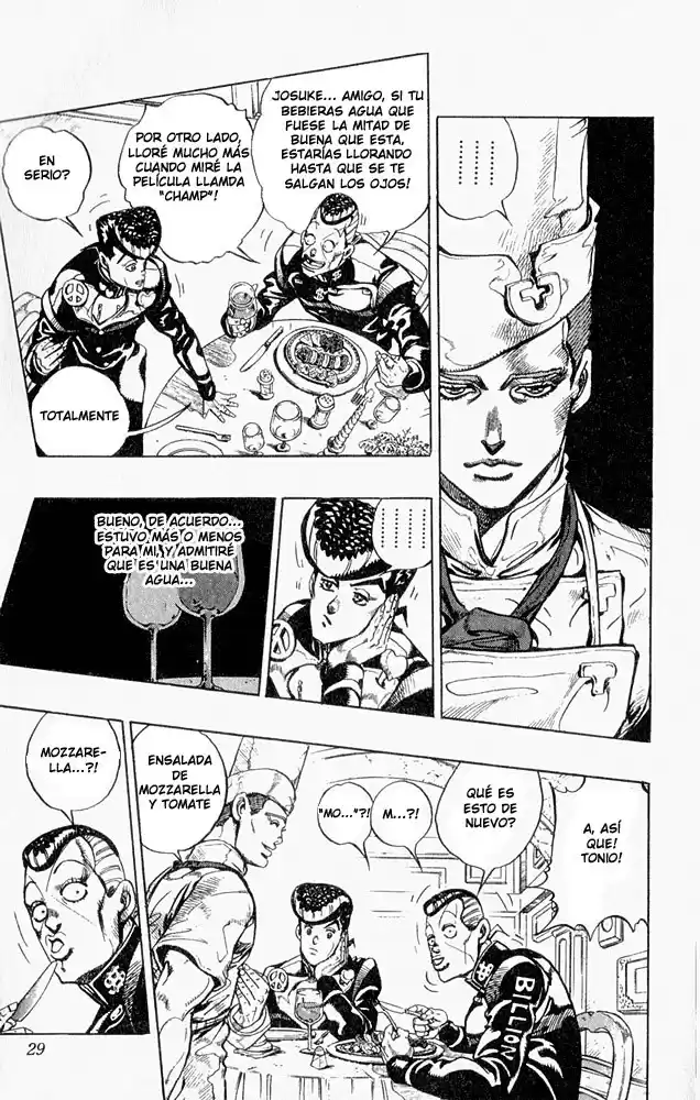 JoJo's Bizarre Adventure Parte 4: Diamond Is Unbreakable Capitulo 39: Vamos a Comer Comida Italiana, Parte 2 página 4