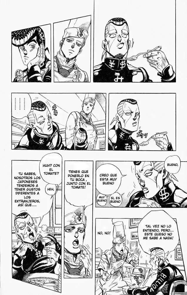 JoJo's Bizarre Adventure Parte 4: Diamond Is Unbreakable Capitulo 39: Vamos a Comer Comida Italiana, Parte 2 página 7