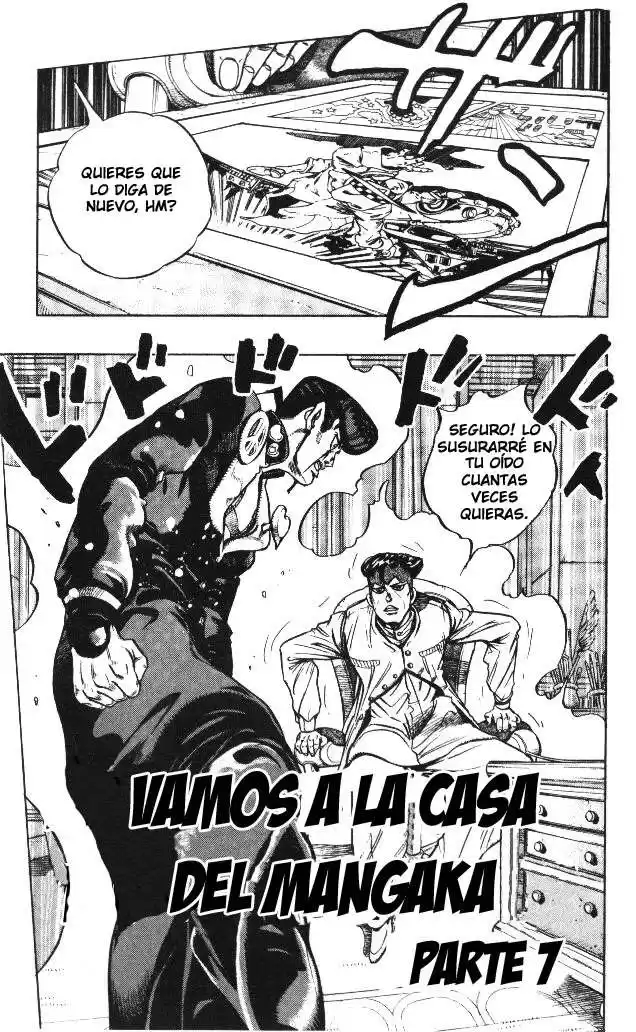 JoJo's Bizarre Adventure Parte 4: Diamond Is Unbreakable Capitulo 59: Vamos a la Casa del Mangaka, Parte 7 página 2