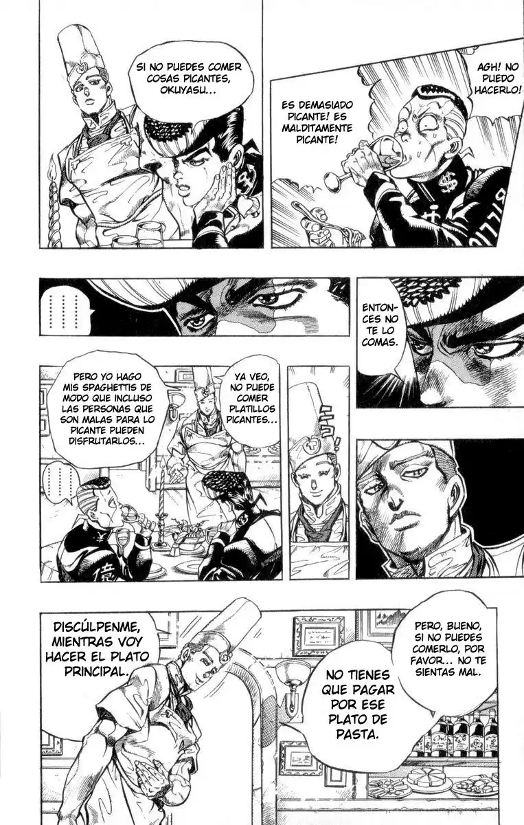 JoJo's Bizarre Adventure Parte 4: Diamond Is Unbreakable Capitulo 40: Vamos a Comer Comida Italiana, Parte 3 página 5