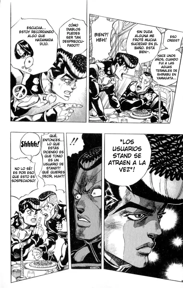 JoJo's Bizarre Adventure Parte 4: Diamond Is Unbreakable Capitulo 40: Vamos a Comer Comida Italiana, Parte 3 página 7