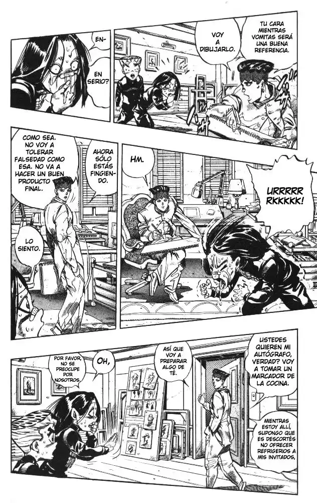 JoJo's Bizarre Adventure Parte 4: Diamond Is Unbreakable Capitulo 54: Vamos a la Casa del Mangaka, Parte 2 página 5