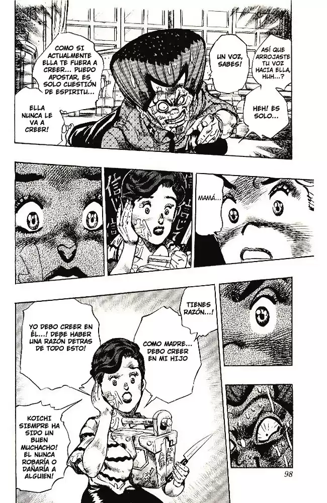 JoJo's Bizarre Adventure Parte 4: Diamond Is Unbreakable Capitulo 23: Koichi Hirose (Echoes), Parte 5 página 15