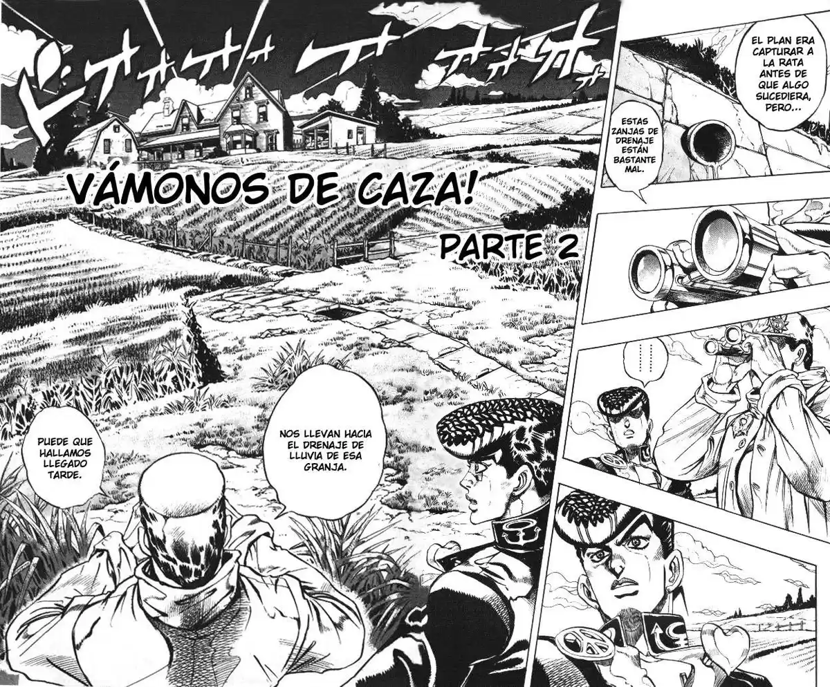 JoJo's Bizarre Adventure Parte 4: Diamond Is Unbreakable Capitulo 61: ¡Vamos de Cacería!, Parte 2 página 2