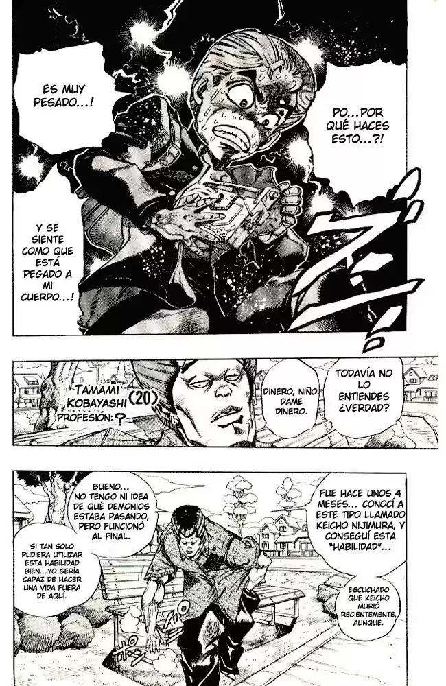 JoJo's Bizarre Adventure Parte 4: Diamond Is Unbreakable Capitulo 20: Koichi Hirose (Echoes), Parte 2 página 3