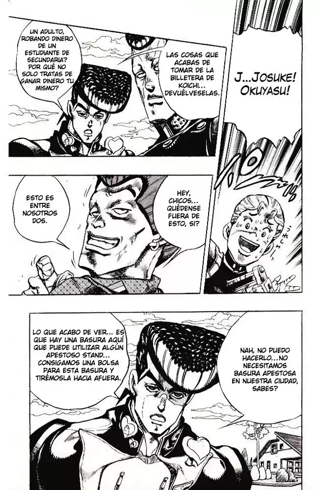 JoJo's Bizarre Adventure Parte 4: Diamond Is Unbreakable Capitulo 20: Koichi Hirose (Echoes), Parte 2 página 8