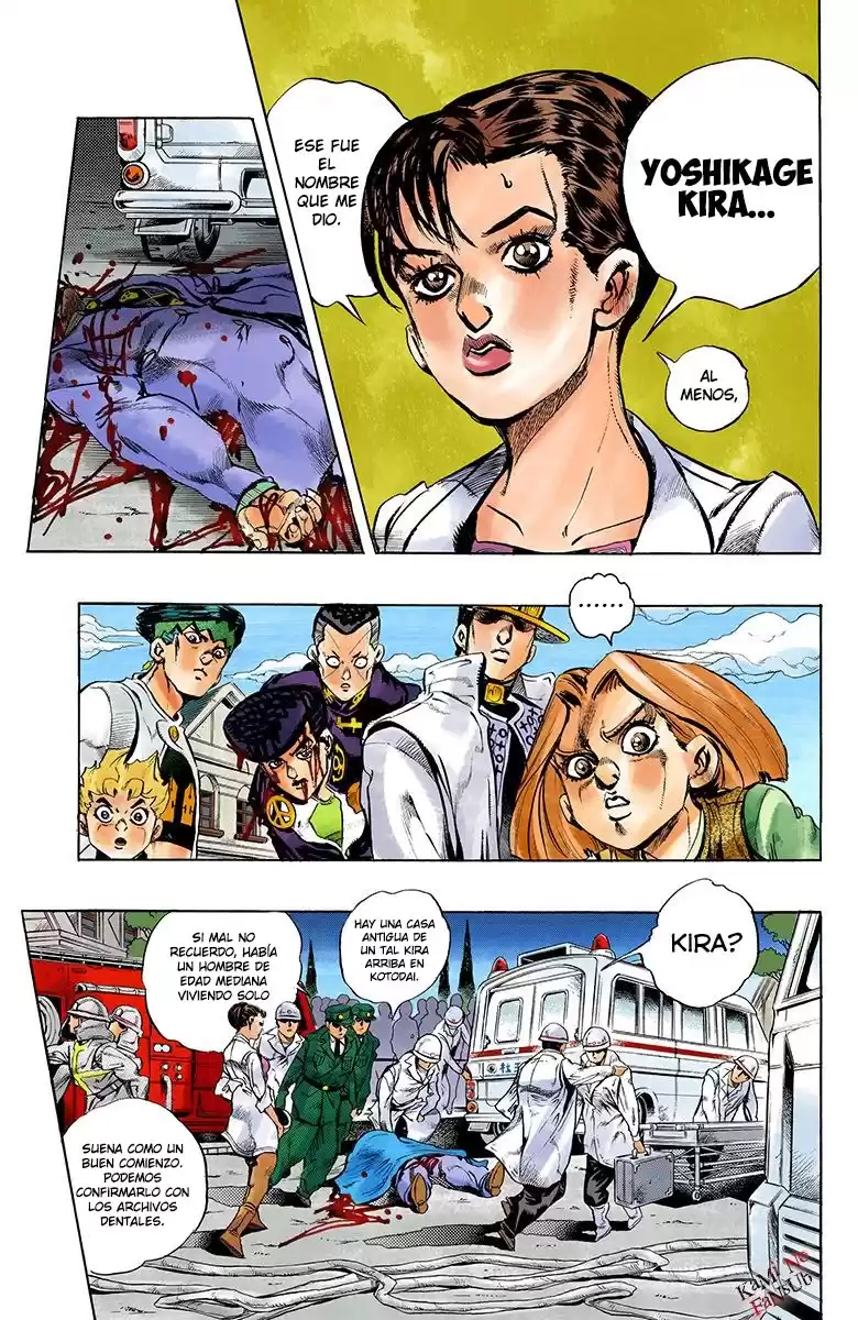 JoJo's Bizarre Adventure Parte 4: Diamond Is Unbreakable Capitulo 173: Los Espíritus Guardianes Del Pueblo página 8