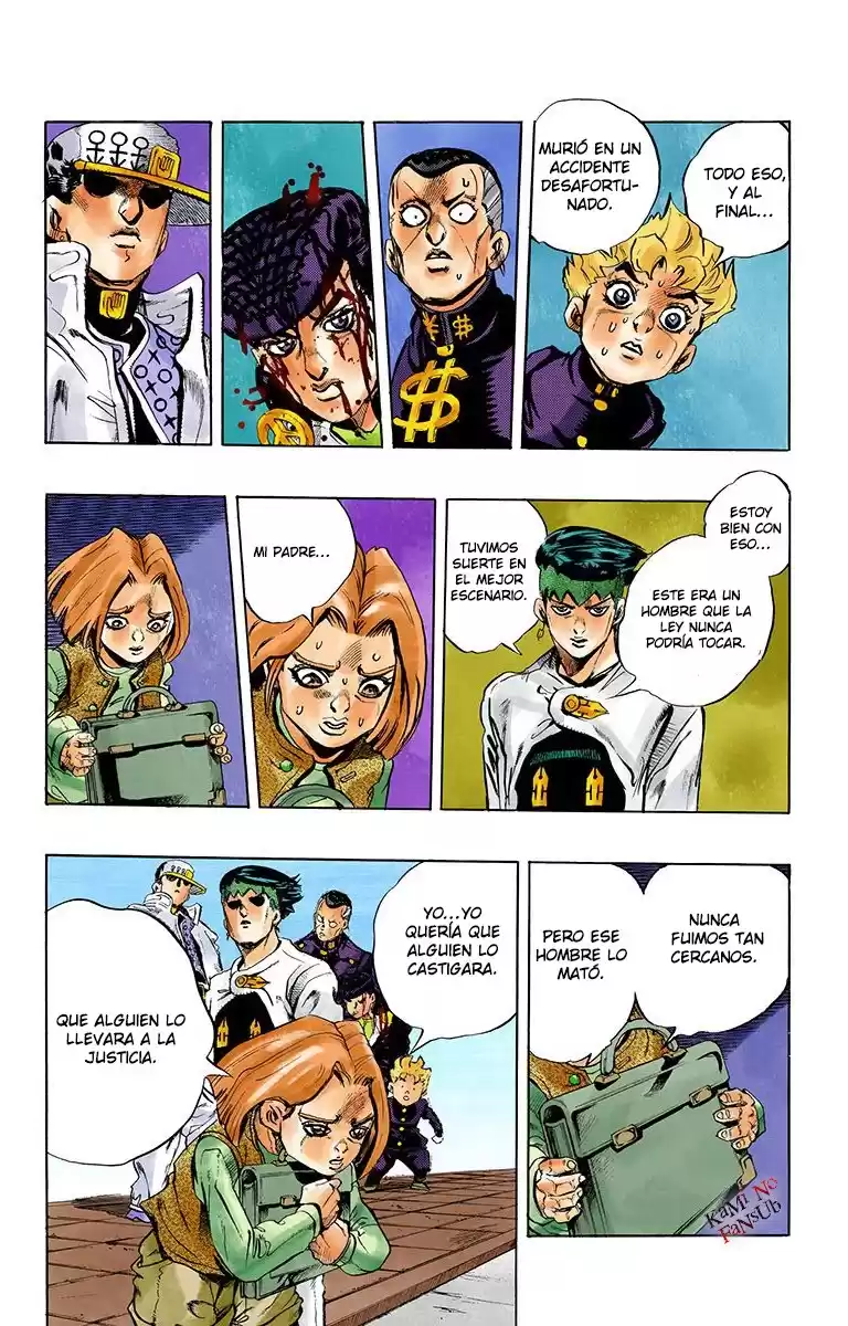 JoJo's Bizarre Adventure Parte 4: Diamond Is Unbreakable Capitulo 173: Los Espíritus Guardianes Del Pueblo página 9