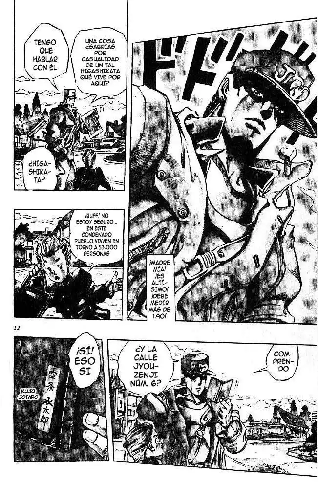 JoJo's Bizarre Adventure Parte 4: Diamond Is Unbreakable Capitulo 1: ¡Jotaro Kujo! Conoce a Josuke Higashikata, Parte 1 página 12