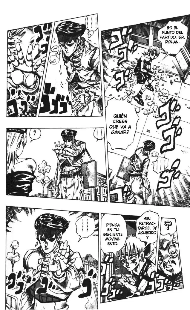 JoJo's Bizarre Adventure Parte 4: Diamond Is Unbreakable Capitulo 110: ¡Viene el Niño Piedra, Papel o Tijera!, Parte 5 página 11