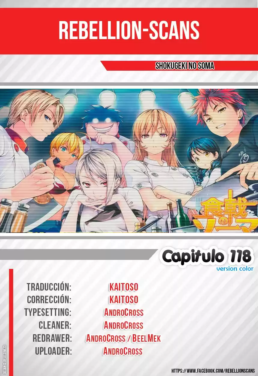 Shokugeki no Soma Capitulo 118.05: Elite 10 de Toutsuki - Color página 2