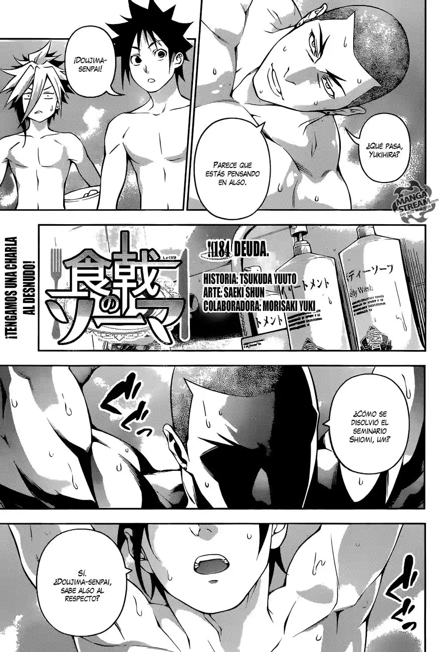 Shokugeki no Soma Capitulo 184: Deuda página 4