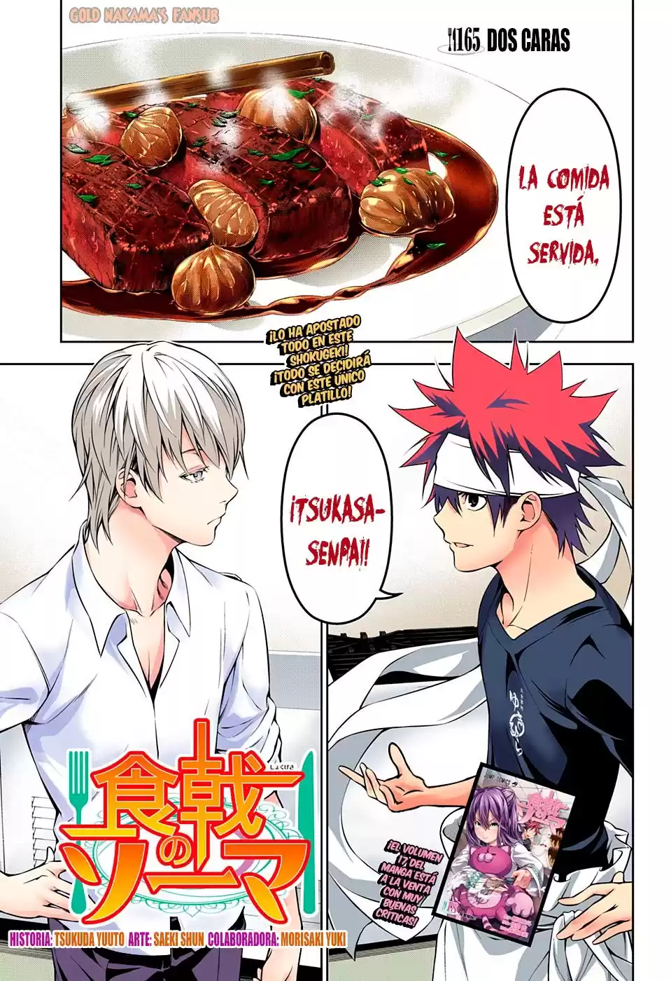 Shokugeki no Soma Capitulo 165.2: Dos Caras página 2