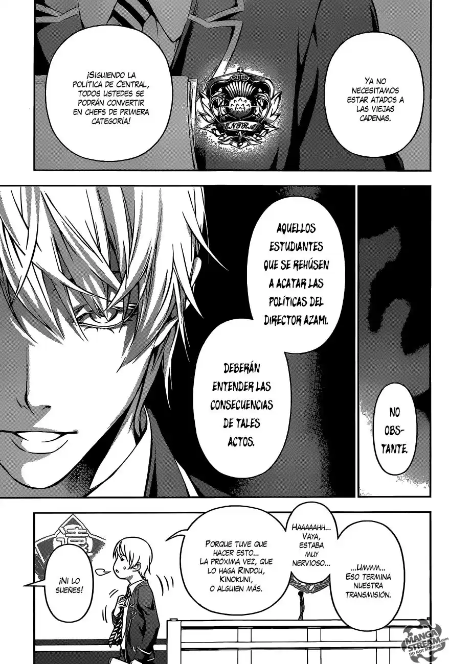 Shokugeki no Soma Capitulo 167: Caras familiares y desamparadas página 4