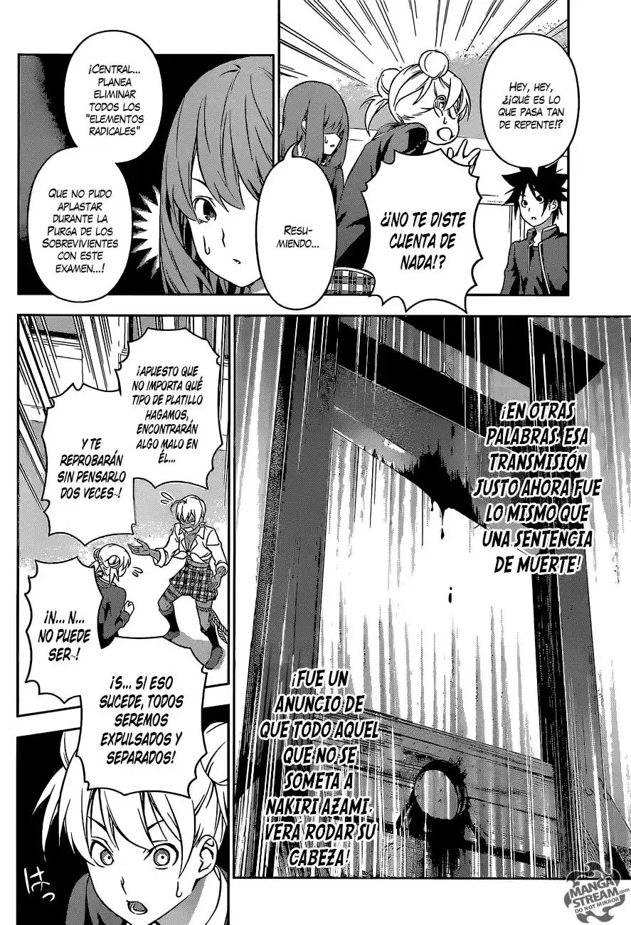 Shokugeki no Soma Capitulo 167: Caras familiares y desamparadas página 7