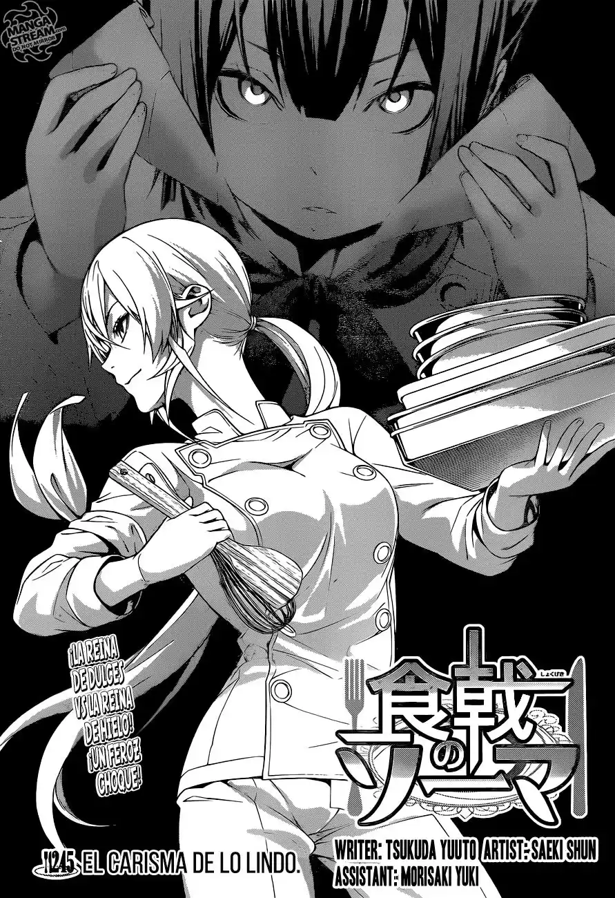 Shokugeki no Soma Capitulo 245: El carisma de lo lindo página 3