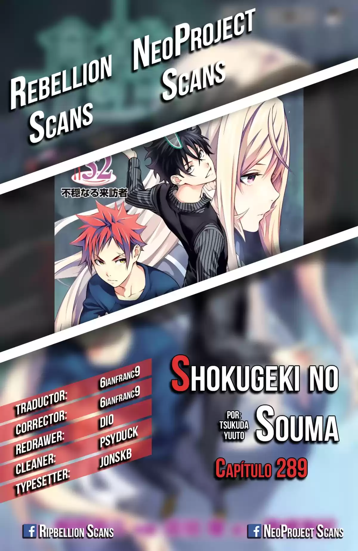 Shokugeki no Soma Capitulo 289: Quiero ser como tu página 1