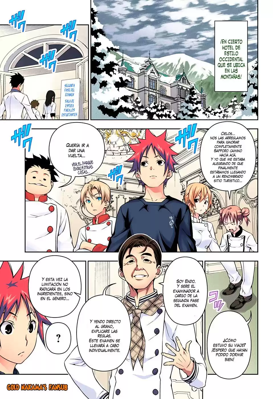 Shokugeki no Soma Capitulo 176.2: Travesuras en un día nevado. página 4