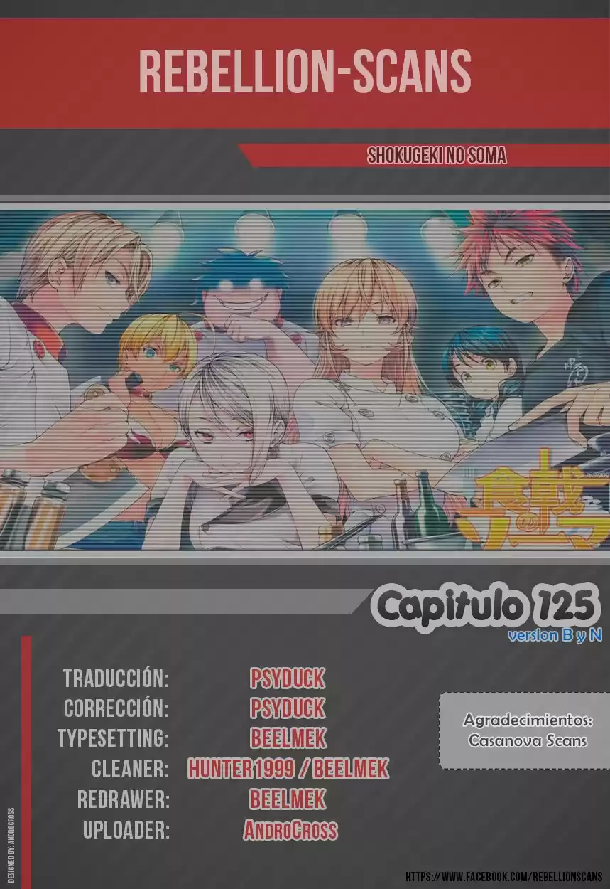 Shokugeki no Soma Capitulo 125: Festival del Banquete Lunar página 1