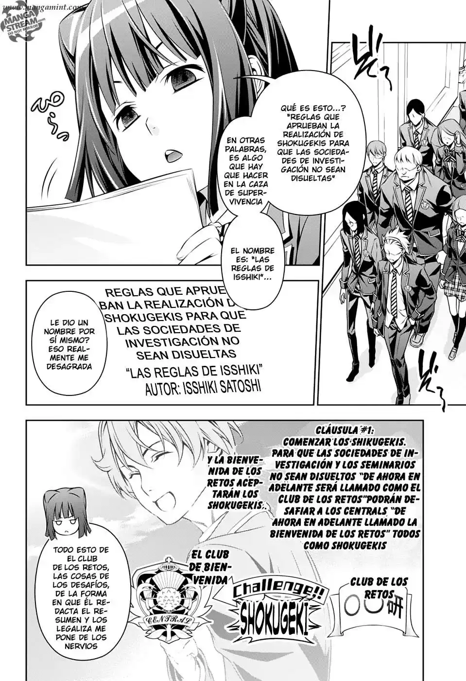 Shokugeki no Soma Capitulo 152: Reconocimiento página 6