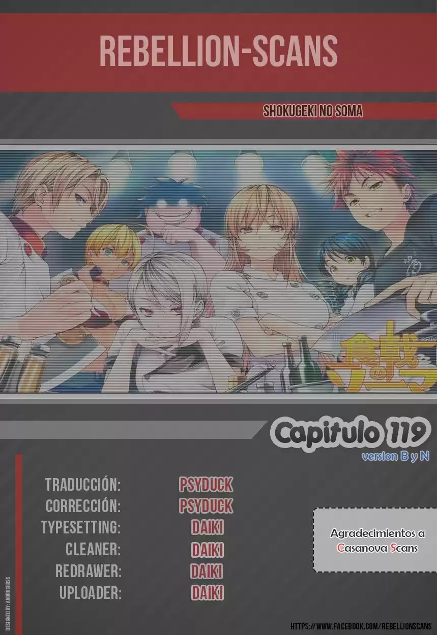 Shokugeki no Soma Capitulo 129: león y león página 1