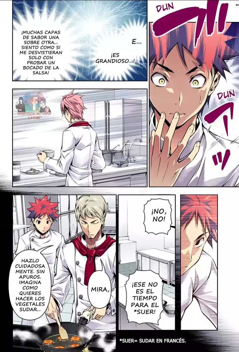 Shokugeki no Soma Capitulo 113.01: Versión Full Color página 4