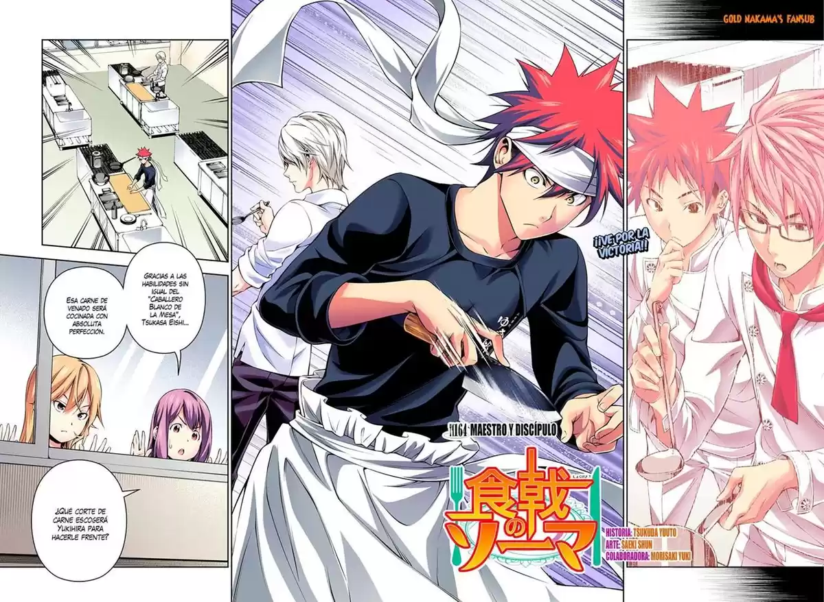 Shokugeki no Soma Capitulo 164: Maestro y discípulo página 3