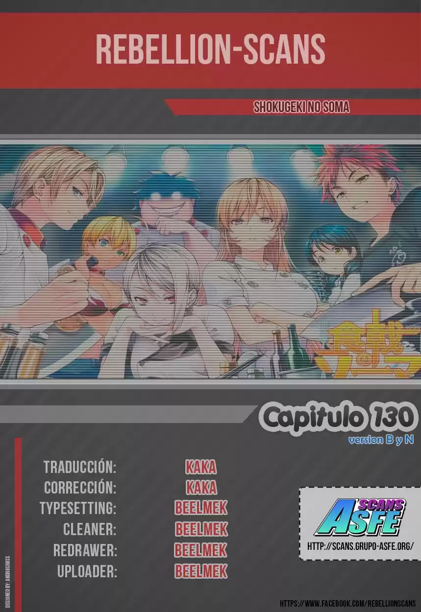 Shokugeki no Soma Capitulo 130: Orgullo de jóvenes Leones página 1