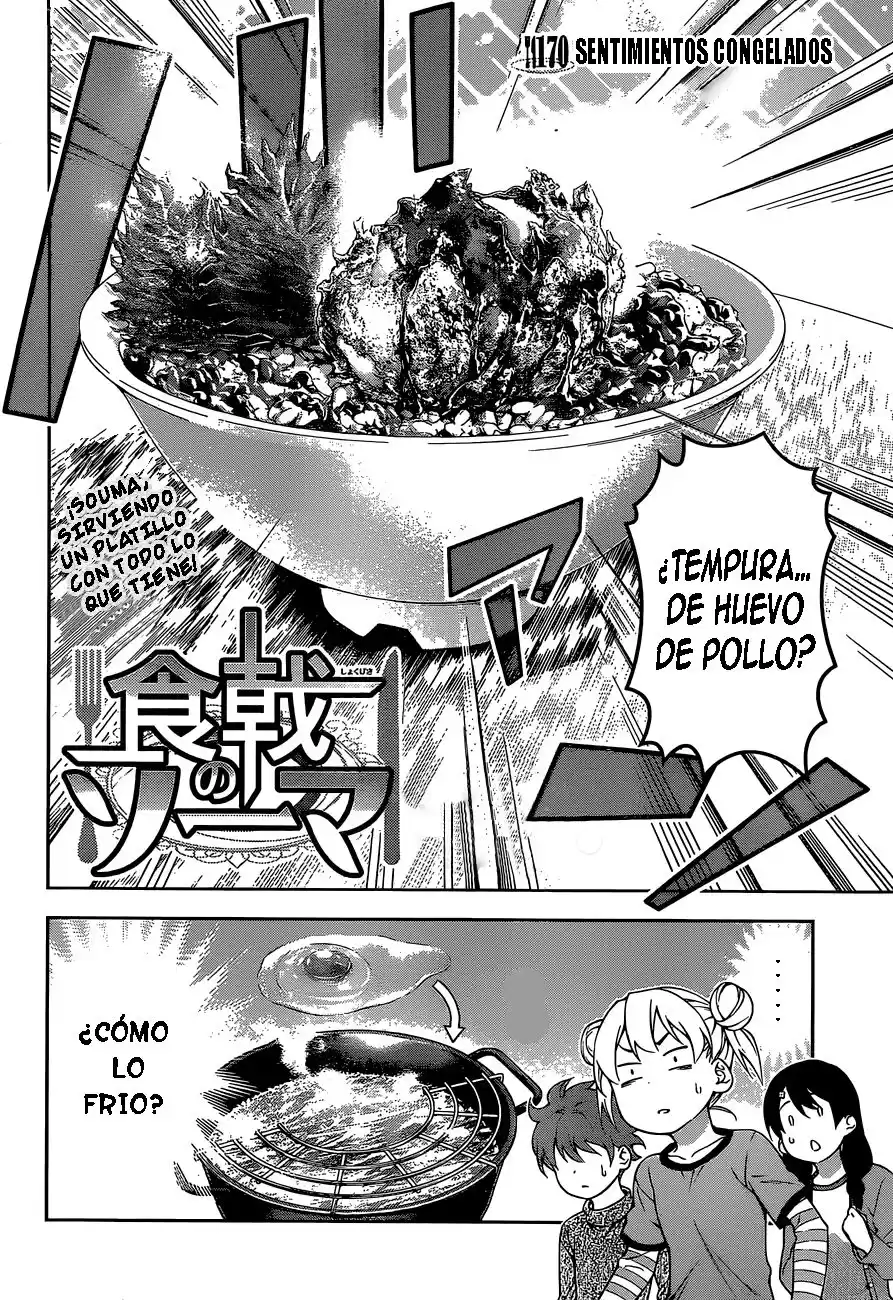 Shokugeki no Soma Capitulo 170: Sentimientos congelados página 3