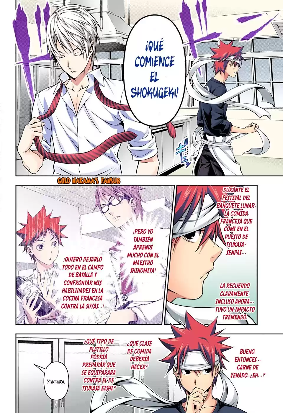 Shokugeki no Soma Capitulo 163.2: Aquél que persigue la cima página 9