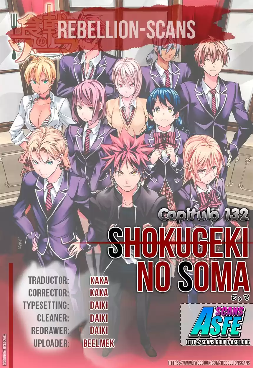 Shokugeki no Soma Capitulo 132: El poder del Primer Asiento página 1