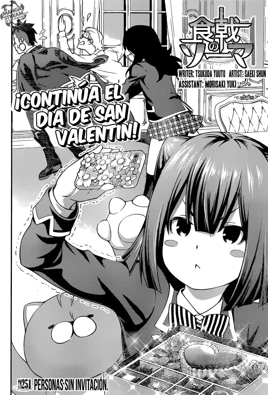 Shokugeki no Soma Capitulo 251: Personas sin invitación página 3