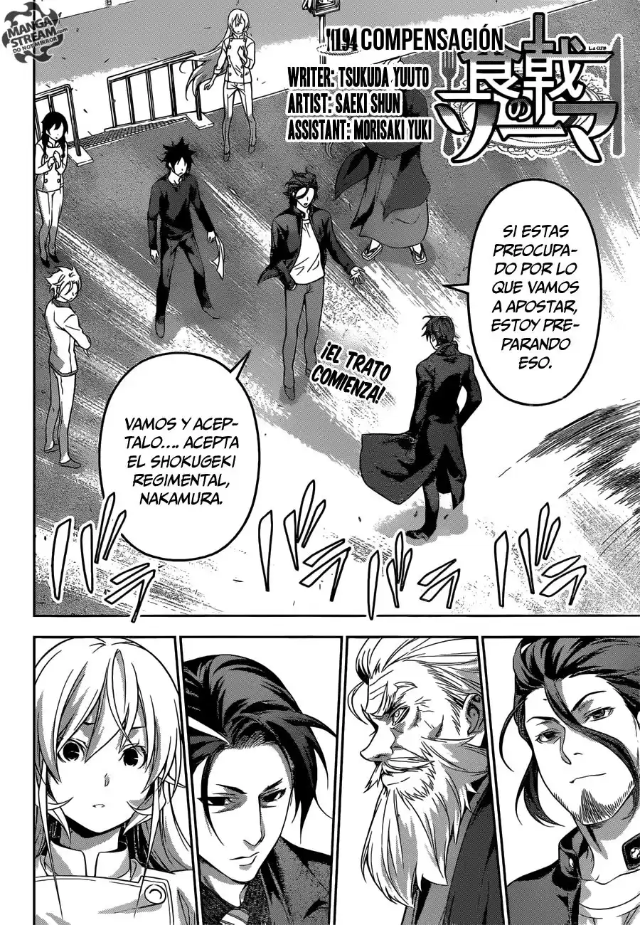 Shokugeki no Soma Capitulo 194: Compensación página 3