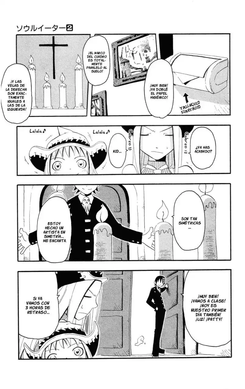 Soul Eater Capitulo 3: "El Nuevo Estudiante" y "La Observación de Soul" página 1