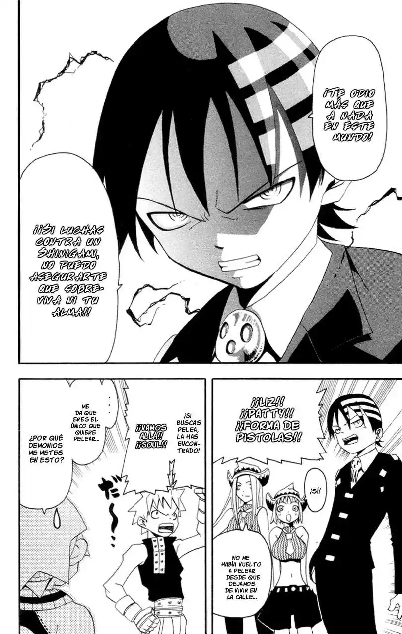 Soul Eater Capitulo 3: "El Nuevo Estudiante" y "La Observación de Soul" página 11