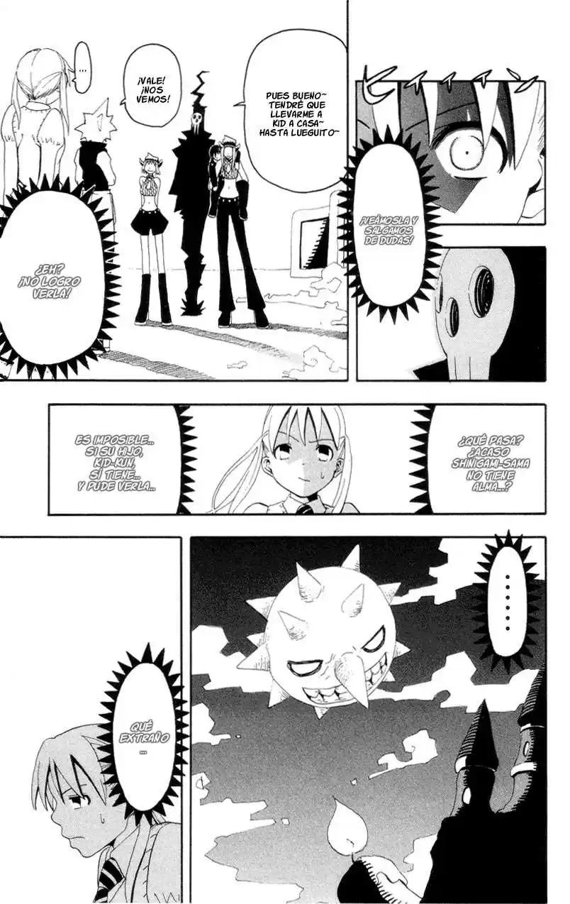 Soul Eater Capitulo 3: "El Nuevo Estudiante" y "La Observación de Soul" página 37