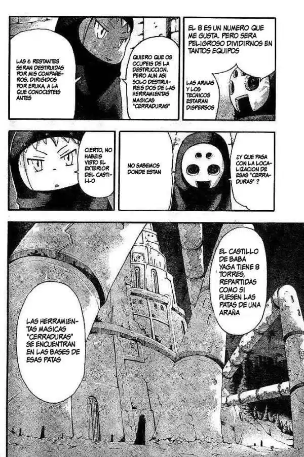 Soul Eater Capitulo 48: Operación "Capturar el Castillo de Baba Yaga" (Tercera Parte) página 8