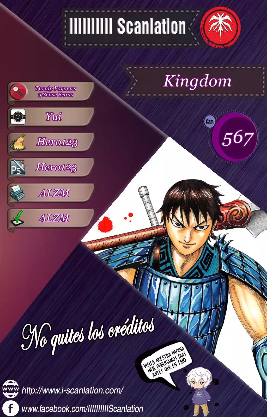 Kingdom Capitulo 567: El sol del mañana página 2