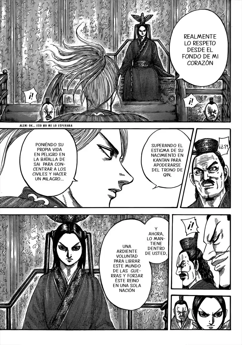 Kingdom Capitulo 490: Discusión del destino página 8