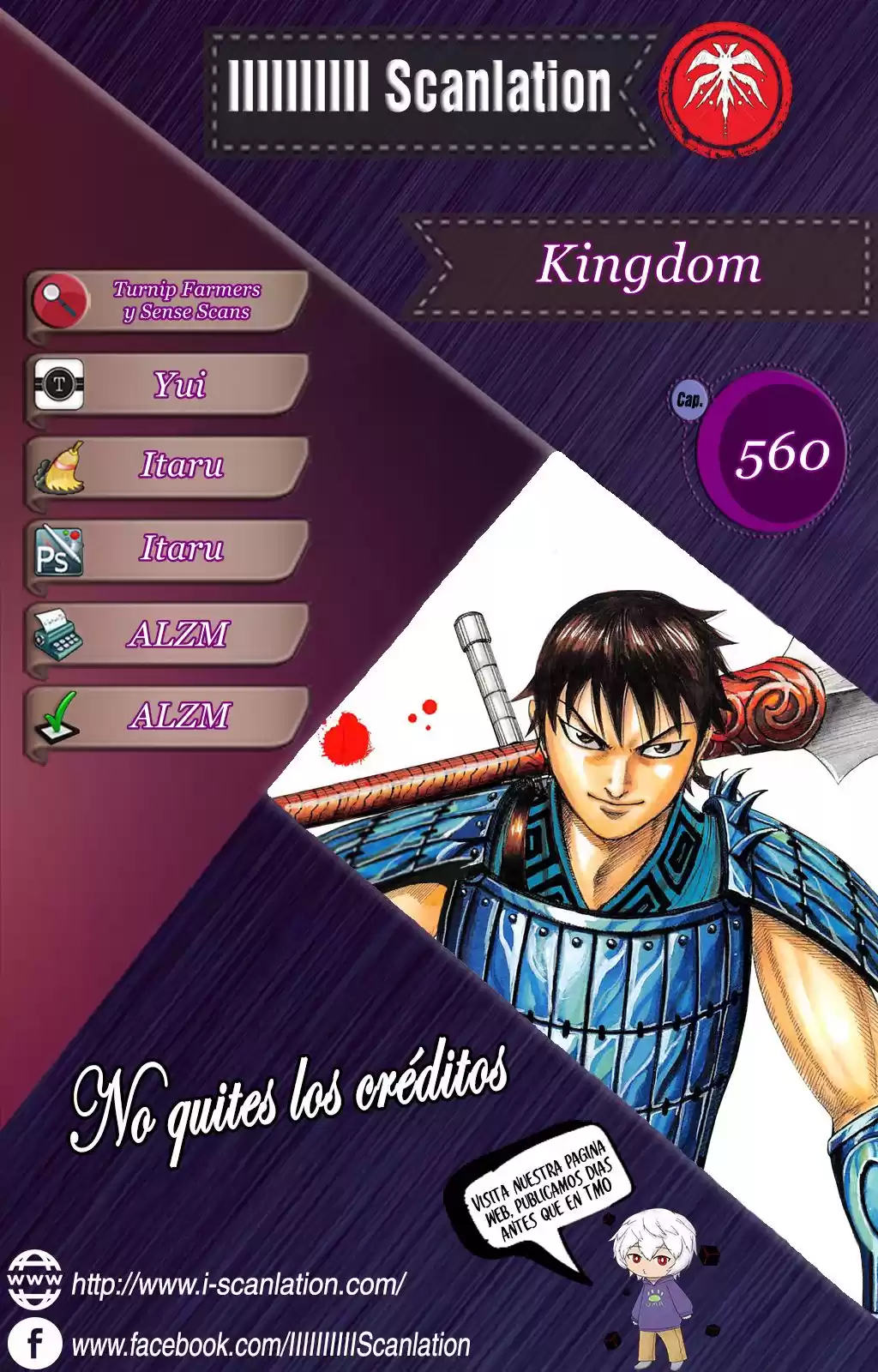 Kingdom Capitulo 560: El espacio de Shin página 2