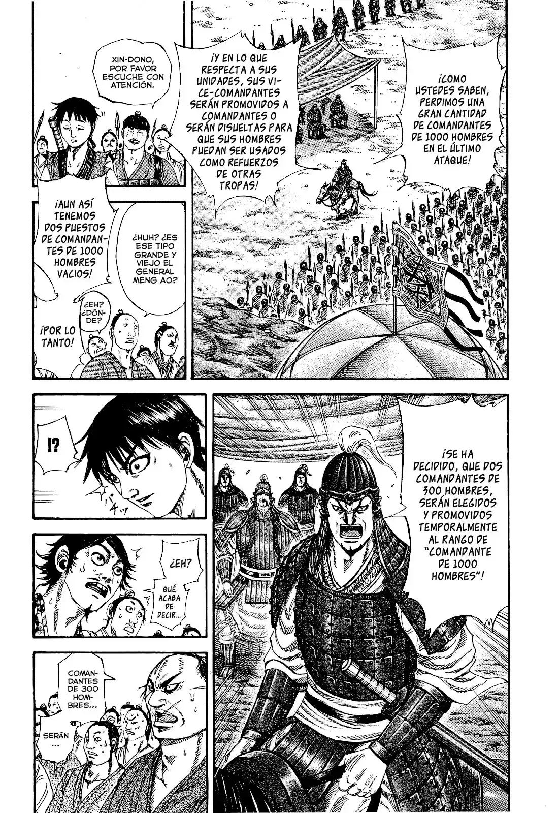 Kingdom Capitulo 200: Comandante de 1000 hombres página 2