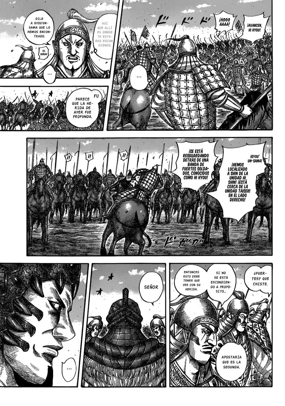 Kingdom Capitulo 604: Las tácticas de Riboku página 8