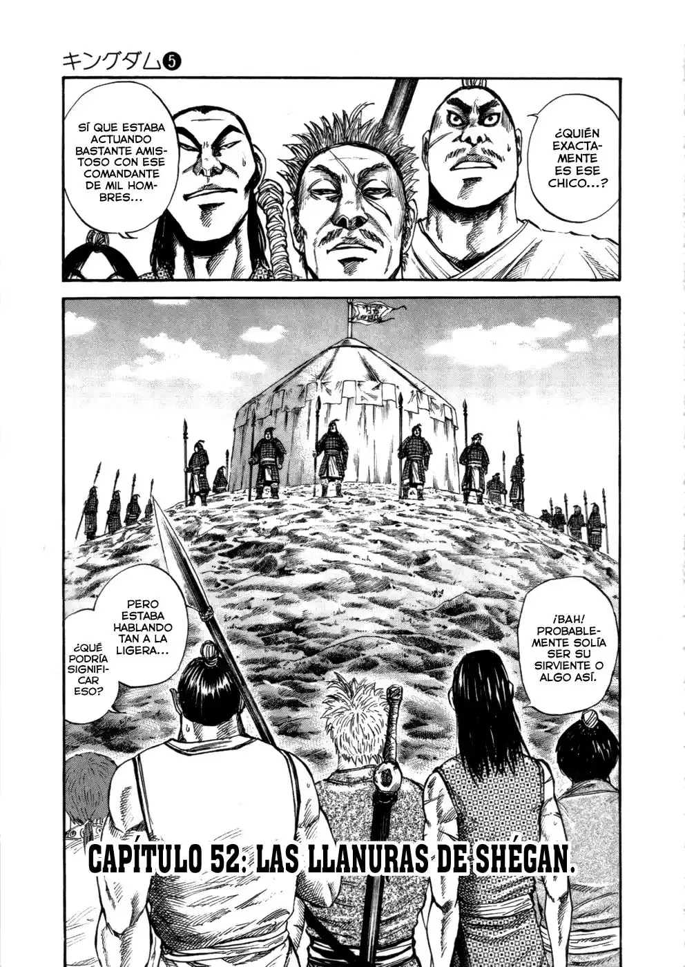 Kingdom Capitulo 52: Las llanuras de Shégan página 1