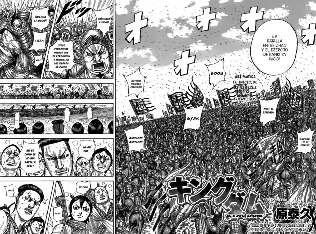 Kingdom Capitulo 504: La entrada de la capital de Zhao página 4