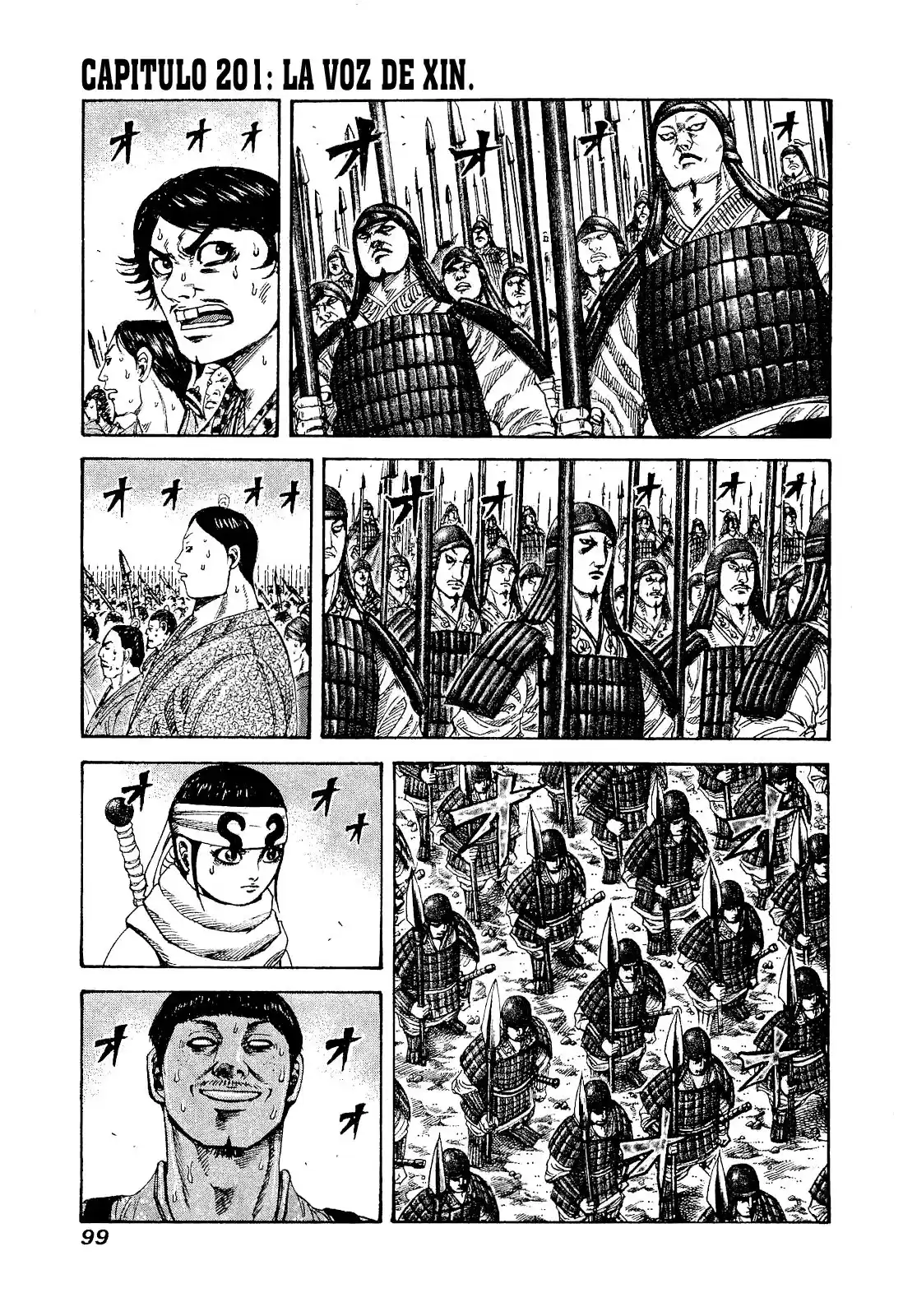 Kingdom Capitulo 201: La voz de Xin página 1